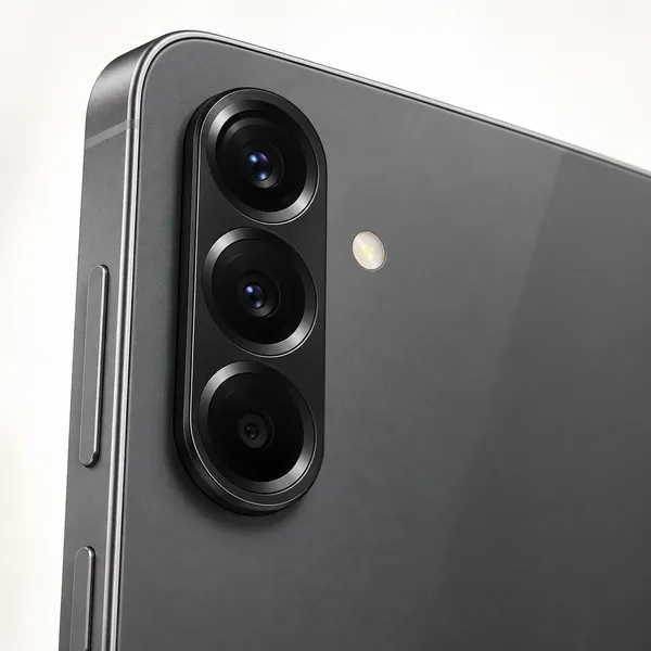 Detalle de la triple cámara del Galaxy A56